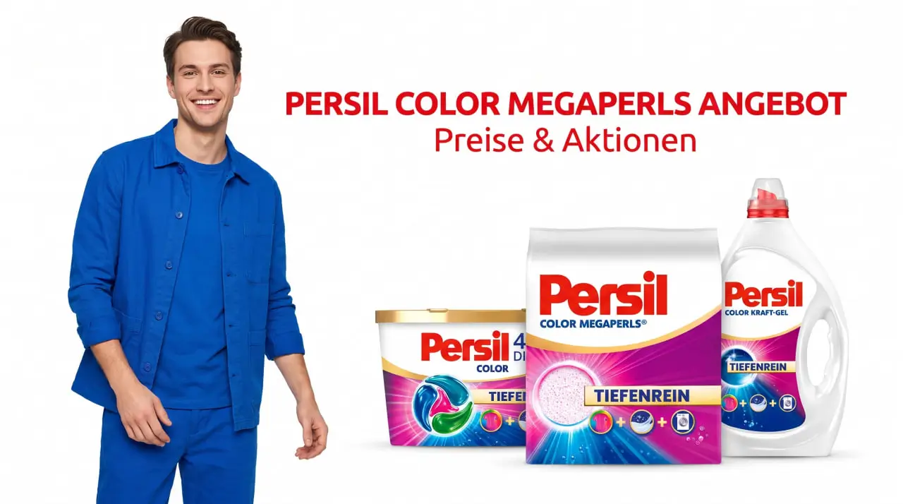 Persil Color Megaperls Angebot: Aktionspreise und Preis pro Waschladung