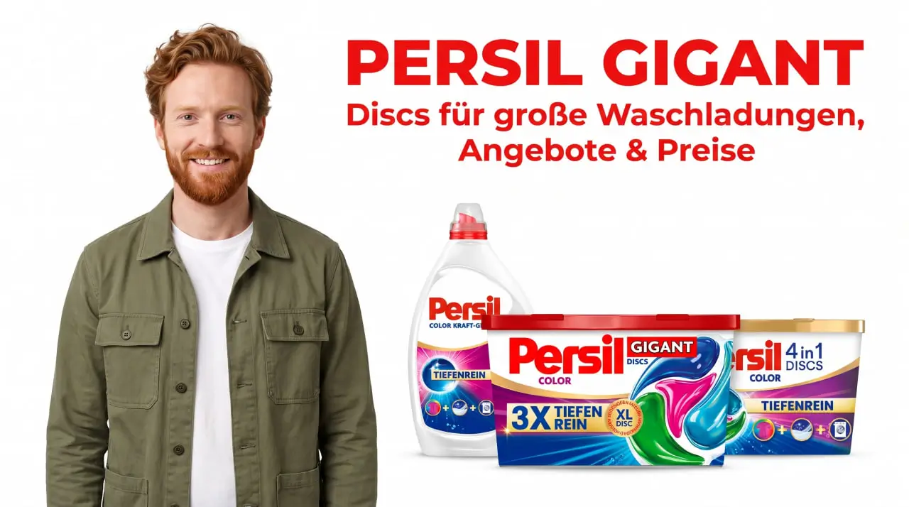 Persil Gigant Discs mit 10 oder 13 Waschladungen
