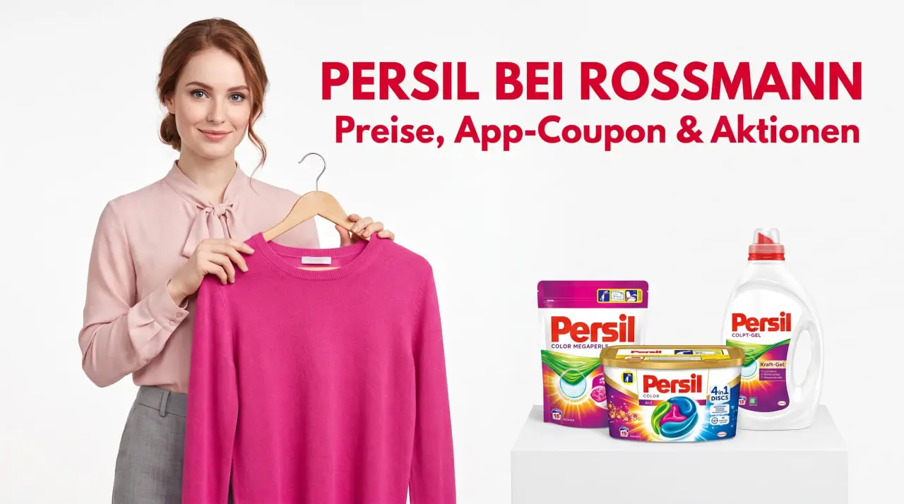 Persil bei Rossmann: Aktionspattern und App-Coupon